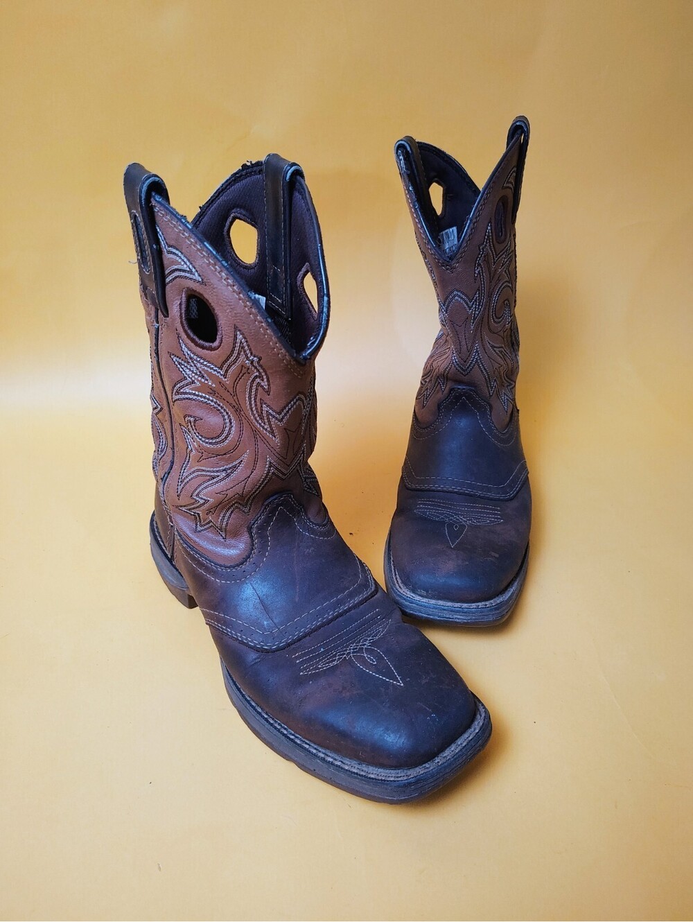 Durango Rebel Mens Western Cowboy Boots Leather US 8.5 EU 41 UK 7 Brown DB4442